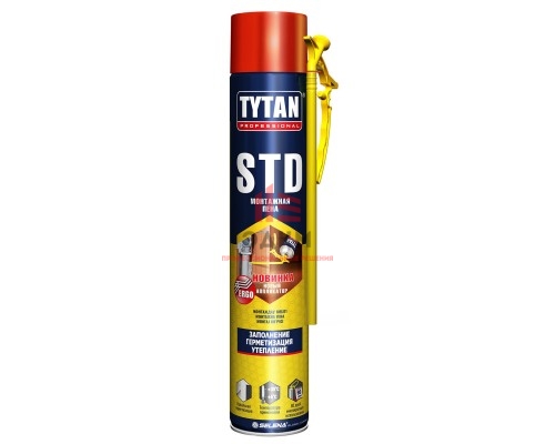 Пена монтажная бытовая летняя "TYTAN professional STD ЭРГО"  750 мл.