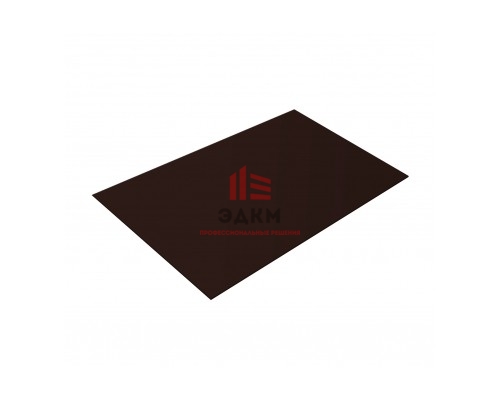 Плоский лист 0,5 GreenCoat Pural matt RR 887 шоколадно-коричневый (RAL 8017 шоколад)