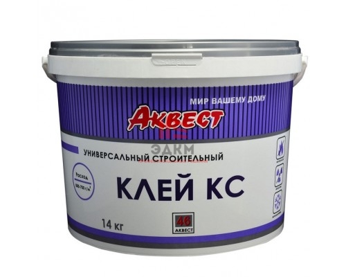 Аквест (Akvest) А-46 КС Клей универсальный строительный (14 кг) Аквест (Akvest) А-46 КС Клей универсальный строительный (14 кг)