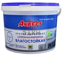 Аквест (Akvest) А-4+ МАСТЕР Краска акриловая супербелая для стен и потолков (7 кг)