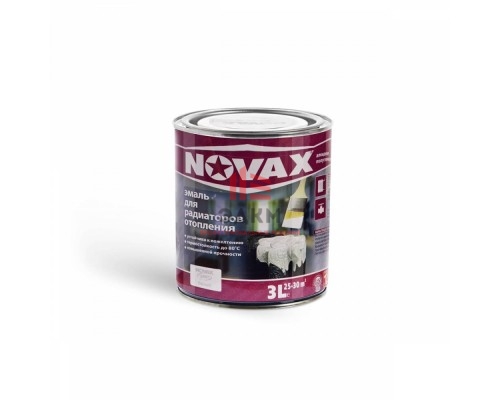 Эмаль алкидная для радиаторов отопления NOVAX (3 л)