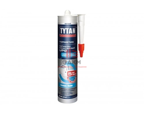 Tytan Professional UPG / Титан высококачественный герметик силиконовый санитарный  0,28 л