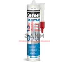 Санитарный силиконовый герметик Ceresit CS 15 белый 280 мл