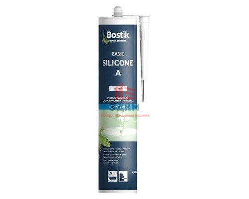 Bostik Basic Silicone A / Бостик силиконовый универсальный герметик 0,28 л