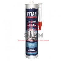 Tytan Professional / Титан герметик силиконовый санитарный для влажных помещений 0,28 л