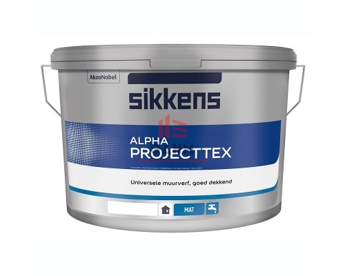 Sikkens Alpha Projecttex / Сиккенс глубоко матовая краска для стен и потолков 2,325 л