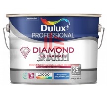 Краска для стен и потолков износостойкая Dulux Diamond Extra Matt | Дюлакс Даймонд Экстра Мат 10 л