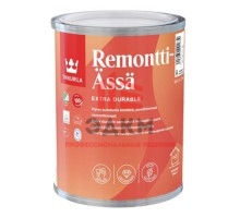 Tikkurila Remontti Assa / Тиккурила Ремонтти Ясся полуматовая краска для стен и потолков 0,9 л