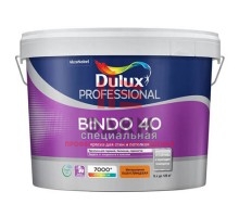 Краска для стен и потолков на водной основе Dulux Prof Bindo 40 | Дюлакс Биндо 40 полуглянцевая 9 л