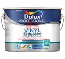 Водно-дисперсионная краска для стен и потолков Dulux Prof Vinyl Extra Matt | Дюлакс Винил Экстра Мат 10 л