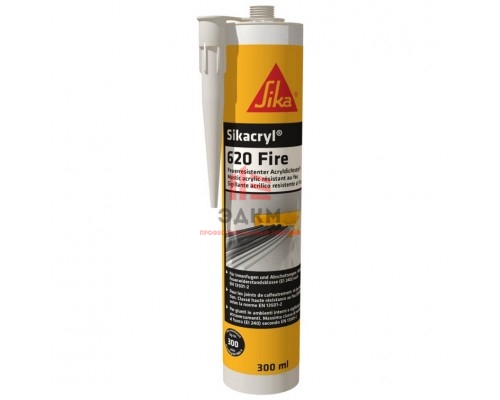 Огнезащитный акриловый вспучивающийся герметик Sikacryl Fire 620 (0,3 л)
