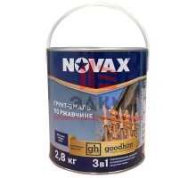 Грунт-эмаль 3в1 НОВАКС® Антикор (NOVAX® Multicoat ANTICOR) GOODHIM (3 л)