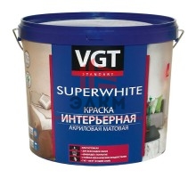 VGT SUPERWHITE / ВГТ ВД-АК-2180 краска интерьерная для стен и потолков 3 кг