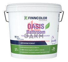 Finncolor Oasis Bathroom / Финнколор Оазис Басрум краска для стен и потолков 2,7 л