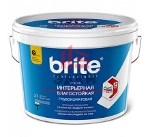 Brite Professional Ti Pure Quality / Брайт моющаяся влагостойкая краска для стен и потолков 2,7 л