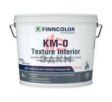 FINNCOLOR KM-0 TEXTURE INTERIOR краска фактурная, негорючая для стен и потолков, белая