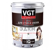 VGT PREMIUM IQ 123 / ВГТ краска стойкая к мытью для стен и потолков 7 л