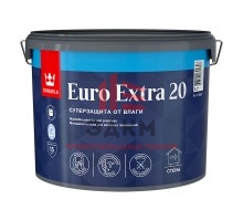 Tikkurila Euro Extra 20 / Тиккурила Евро Экстра 20 полуматовая краска для влажных помещений 9 л