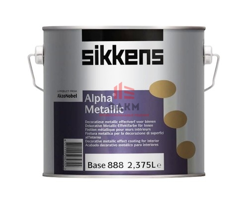 Sikkens Alpha Metallic / Сиккенс Альфа Металлик декоративная краска с металическим эфеектом 0,95 л