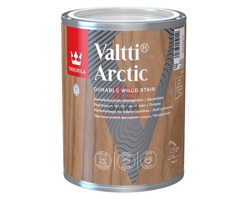 Tikkurila Valtti Arctic / Тиккурила Валтти Арктик перламутровая фасадная лазурь 0,9 л