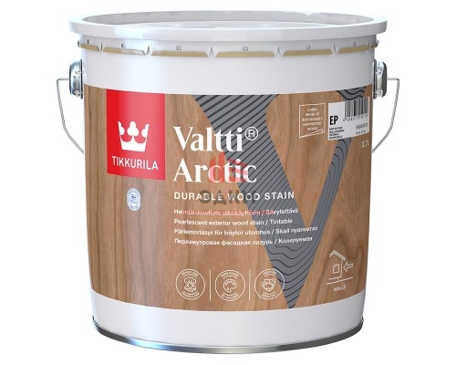 Tikkurila Valtti Arctic / Тиккурила Валтти Арктик перламутровая фасадная лазурь 2,7 л