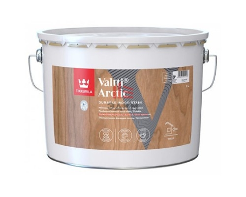 Tikkurila Valtti Arctic / Тиккурила Валтти Арктик перламутровая фасадная лазурь 9 л