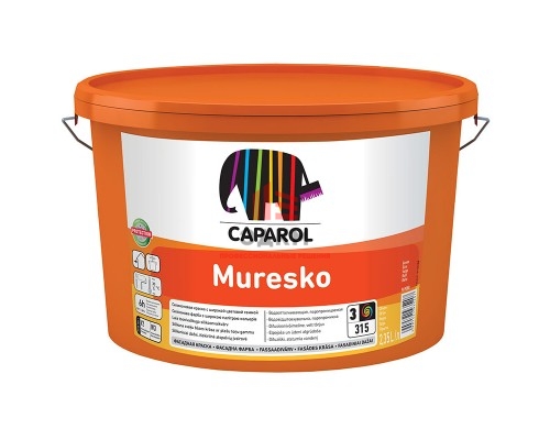 Caparol Muresko / Капарол Муреско фасадная краска на базе силиконовой смолы 2,35 л