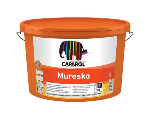Caparol Muresko / Капарол Муреско фасадная краска на базе силиконовой смолы 2,5 л
