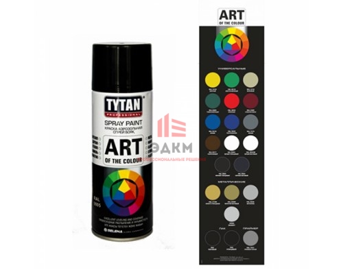 Tytan Professional Art of the colour / Титан аэрозольная краска акриловая в балончиках универсальная 0,4 л