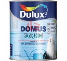 Водно-дисперсионная краска для деревянных фасадов Dulux Domus Aqua | Дюлакс Домус Аква полуматовая 1 л