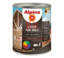 Alpina Aqua Lasur fūr Holz / Альпина лазурь для наружных и внутренних работ 0,75 л