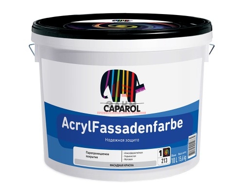 Caparol Acryl Fassadenfarbe / Капарол Фасаденфарбе краска фасадная матовая 10 л