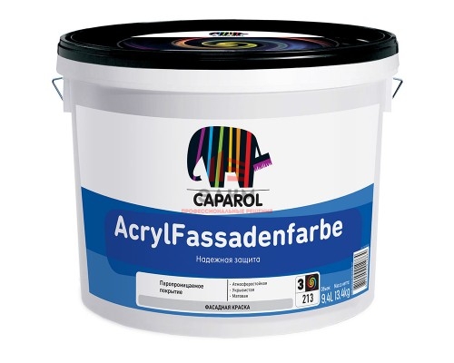 Caparol Acryl Fassadenfarbe / Капарол Фасаденфарбе краска фасадная матовая 9,4 л