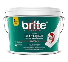 Brite Professional Ti Pure Quality / Брайт профессиональная силиконизированная фасадная краска 2,7 л