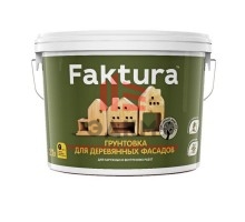 Faktura / Фактура грунтовка для деревянных фасадов антисептическая 9 л