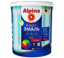 Alpina / Альпина Аква водоразбавляемая эмаль для радиаторов 0,9 л