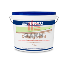 Terraco Ceelling Paint / Террако Силинг Пэинт краска акриловая для потолков 10 кг