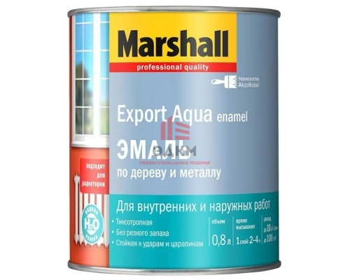 Marshall Export Aqua / Маршал Экспорт Аква универсальная эмаль на водной основе глянцевая 0,8 л