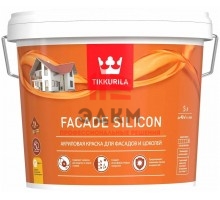 Tikkurila Facade Silicon / Тиккурила Фасад Силикон акриловая краска для фасадов и цоколей 5 л