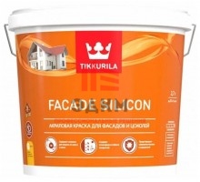 Tikkurila Facade Silicon / Тиккурила Фасад Силикон акриловая краска для фасадов и цоколей 2,7 л