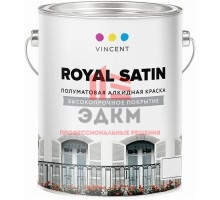 Vincent Royal Satin / Винсент Роял Сатин алкидная краска универсальная 8,1 л