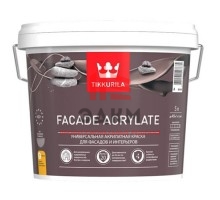 Tikkurila Facade Acrylate / Тиккурила Фасад Акрилат универсальная акрилатная краска  5 л