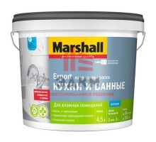Marshall / Маршал для кухни и ванной влагостойкая краска для влажных помещений 4,5 л