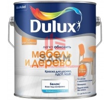 Износостойкая краска на водной основе матовая Dulux | Дюлакс Легко обновить Мебель и Дерево 2 л