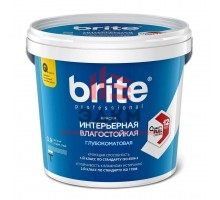 Brite Professional Ti Pure Quality / Брайт профессиональная краска интерьерная супермоющаяся 0,9 л