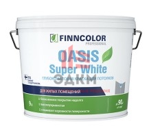 Finncolor Oasis Super White / Финнколор Оазис краска для потолков 9 л