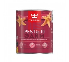 Tikkurila Euro Pesto 10 / Тиккурила Песто 10 эмаль алкидная для внутренних работ матовая 0,9 л