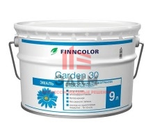 Finncolor Garden 30 / Финнколор Гарден 30 эмаль алкидная полуматовая 9 л