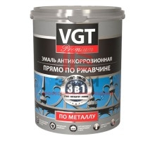 VGT PREMIUM / ВГТ ВД-АК-1179 АНТИКОРРОЗИОННАЯ грунт эмаль 3 в 1 по ржавчине 10 кг