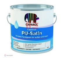 Caparol Capacryl PU Satin / Капарол эмаль полиуретановая, шелковисто матовая 2,4 л